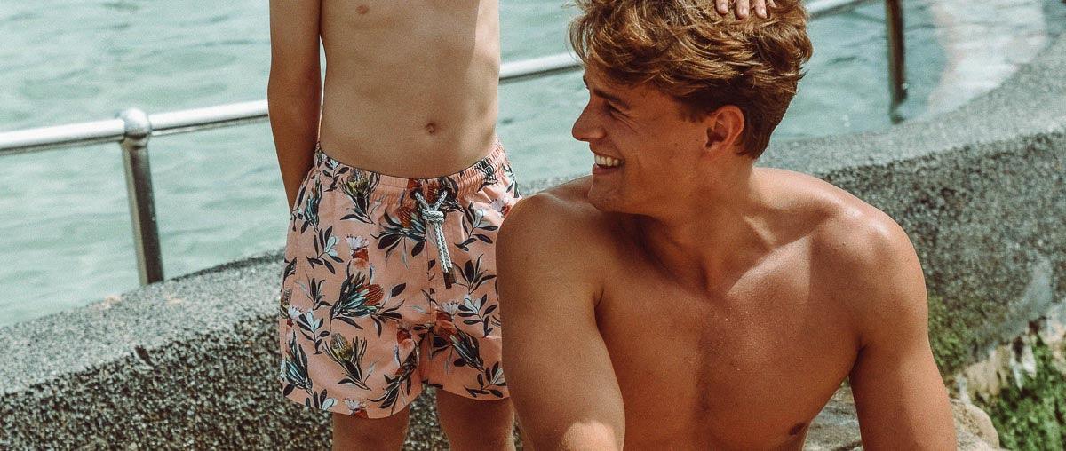 Daddy and Me: Matching Swimwear for Different Age Groups - Bondi Joe Swimwear