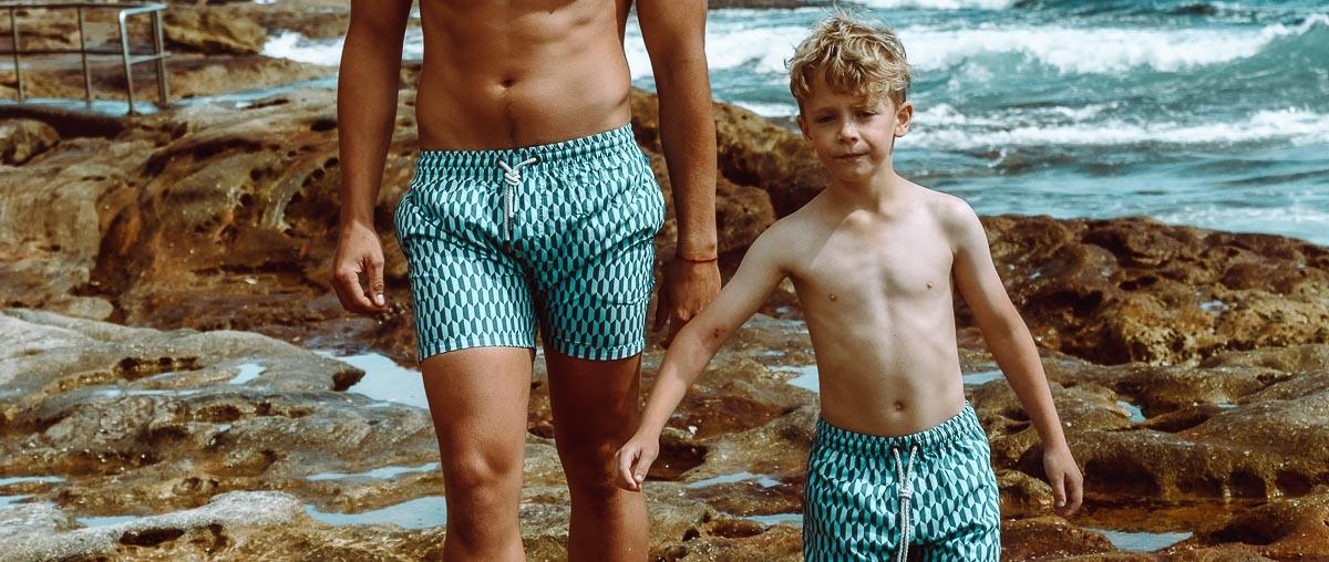 How to Buy the Same Swim Trunks in Different Sizes So Your Family Can Match - Bondi Joe Swimwear