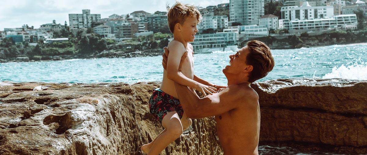 Eco-Friendly Father Son Matching Swimwear Options - Bondi Joe Swimwear