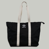 Black Large Canvas Beach Bag