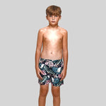 Roscoe Green Boys Swim Trunks - Bondi Joe Swimwear